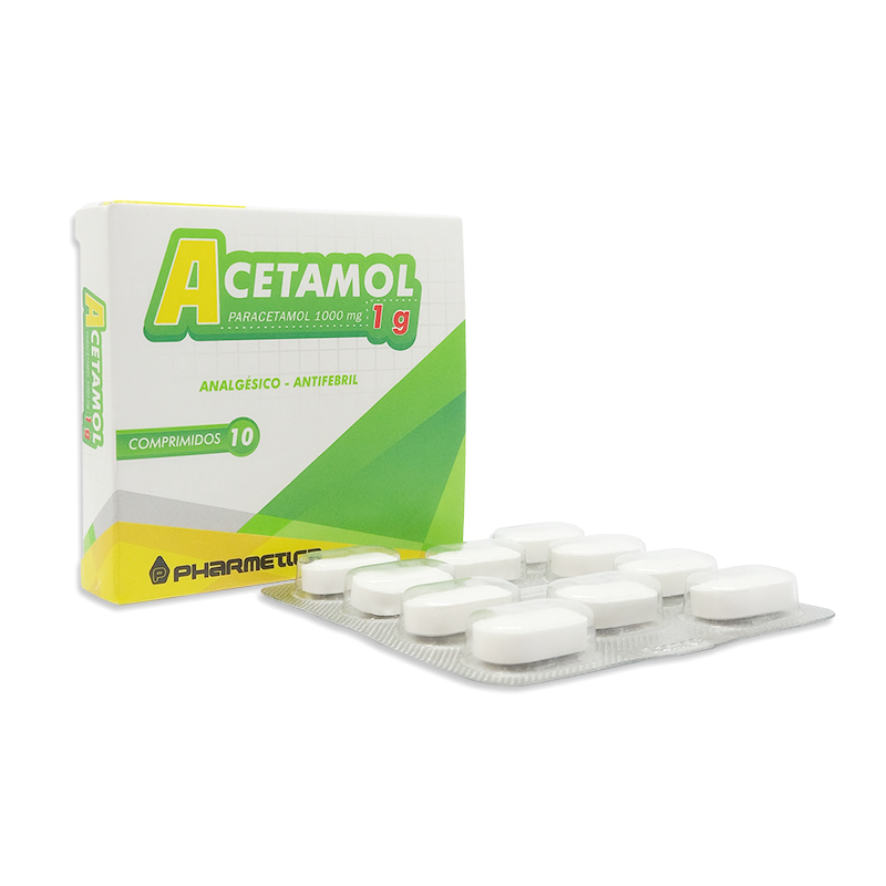 Acetamol 1 g x 10 compr_800x800